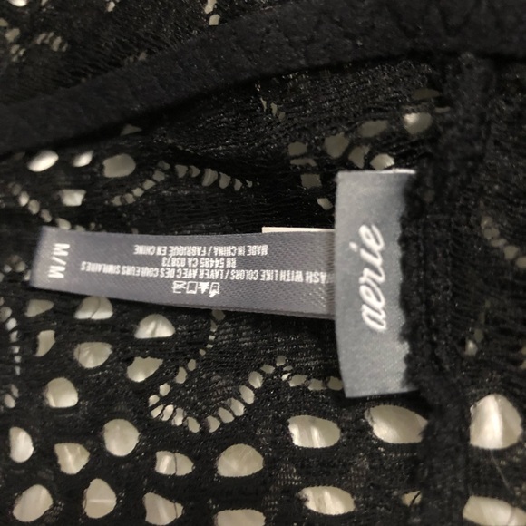 NWOT aerie Lace Bralette Pullover Style Pretty Straps Half Adjustable Me… - Picture 5 of 5